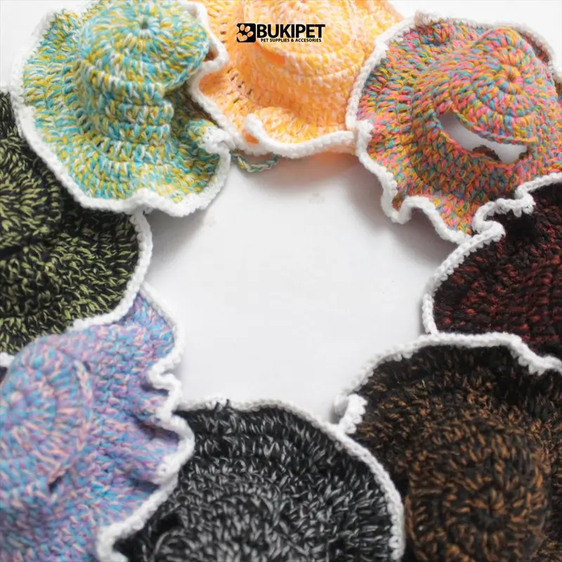 topi kucing rajut aksesoris hewan lucu murah - GLITCHY KNIT HAT 2