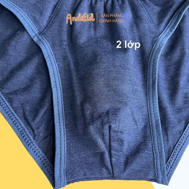 Quần sịp bé trai Gee vải sợi tre mềm mại, Combo 3 quần lót tam giác nam 10-65kg 5