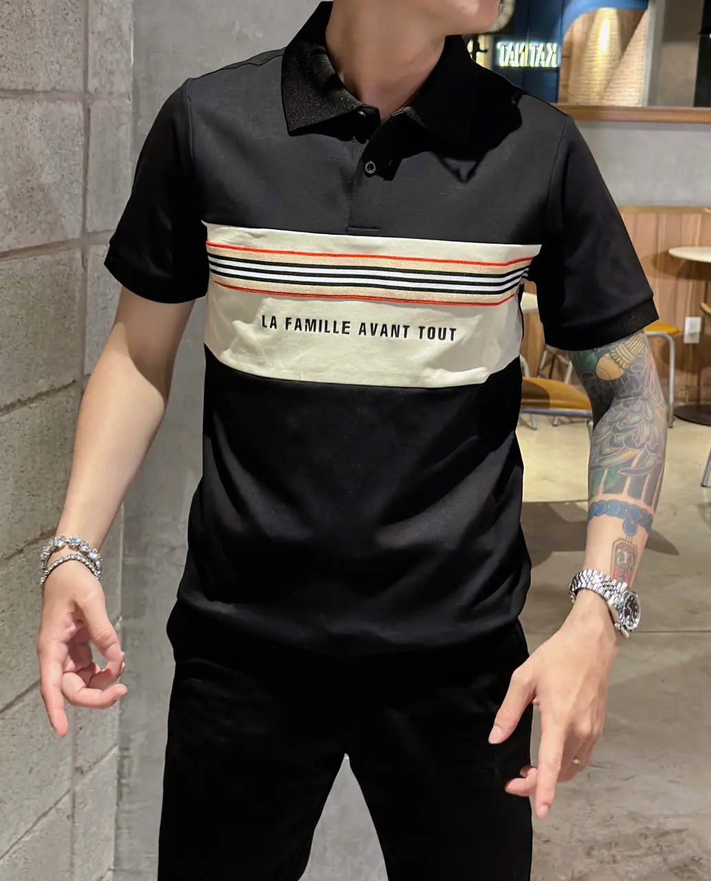 Áo Polo Nam QCCC Mã V6027 - Năng Động & Chất Liệu Vải Cao Cấp Mềm Mịn Menswear T-SHIRT