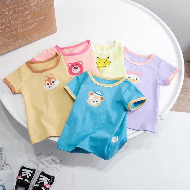 Product Introduction of Girls' Short Sleeve T-Shirt New Summer Thin Children's Fashion Kids' Half Sleeve Top 15