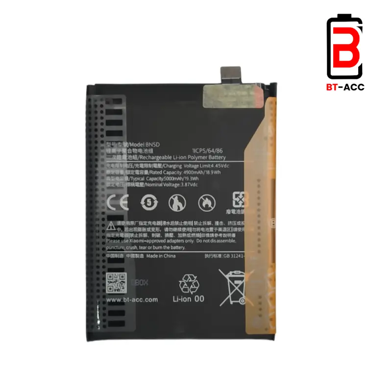 BT-ACC Battery Baterai For Hp Xiaomi Note 11/11S Xiaomi BN5D 5000mAh 0