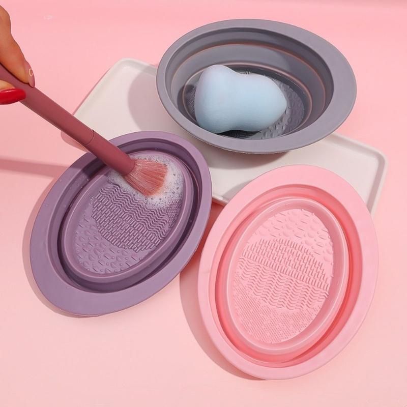 Chậu Làm Sạch Cọ & Giỏ Treo Phơi Khô Cọ Trang Điểm Jary ( Kệ ) 2