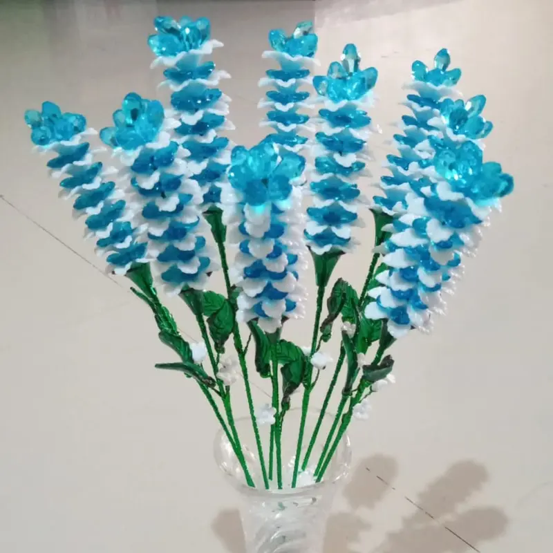 Harga 1 tangkai bunga lavender/ bunga akrilik/ bunga manik 6