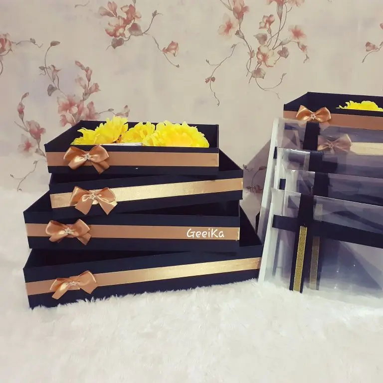 BIJIAN S Kotak Seserahan Box Hantaran Kotak Hantaran Box Seserahan Lamaran Pernikahan Ukuran 30x20x16 GeeiKa 2