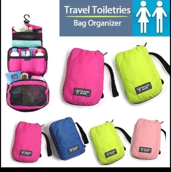 Gambar tas perlengkapan mandi / Travelmate toiletries bag organizer waterproof / tas perlengkapan mandi dari Lologrosir Kota Administrasi Jakarta Barat Tokopedia