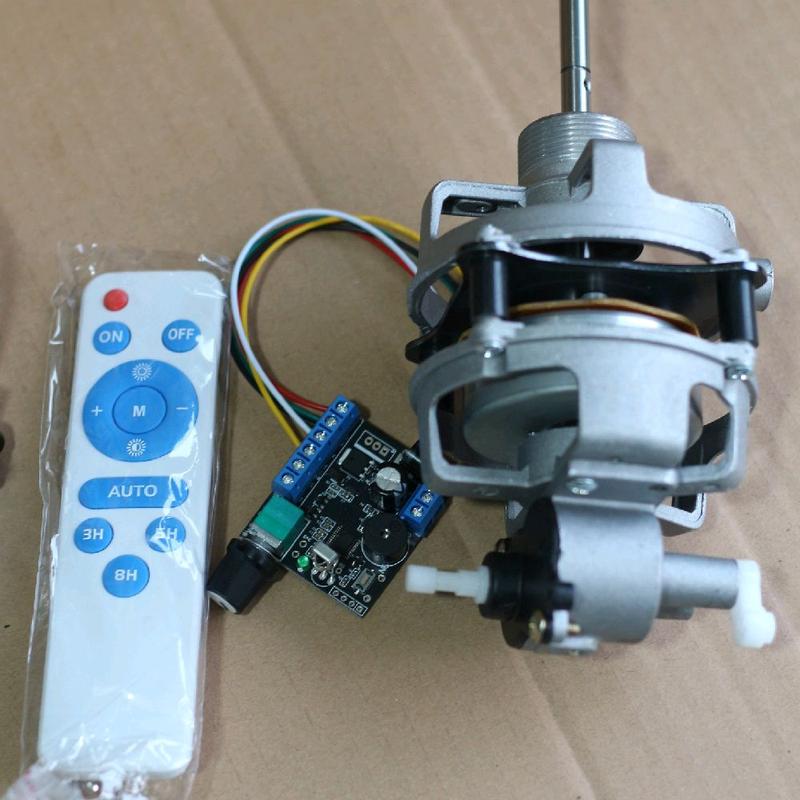 Đầu quạt không chổi than 12-24v 35w thay thế quạt 220v làm quạt tích điện kẹp bình