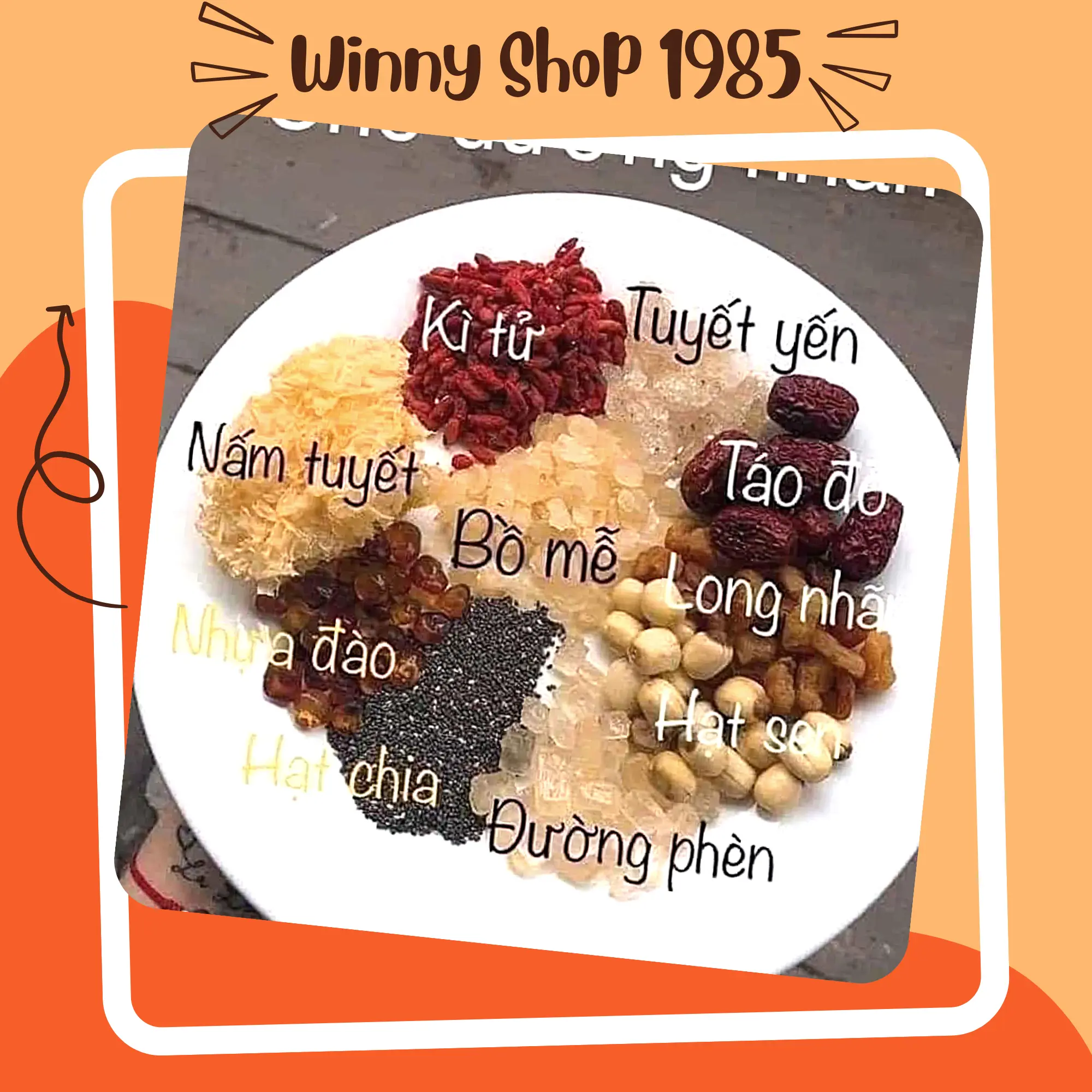 Set Chè dưỡng nhan 14 vị 500g rnấu được 20 chai trà sữa tràkombucha 12vị