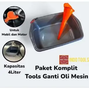 Paket alat ganti oli CORONG OLI+BAK OLI Motor Motorcycle