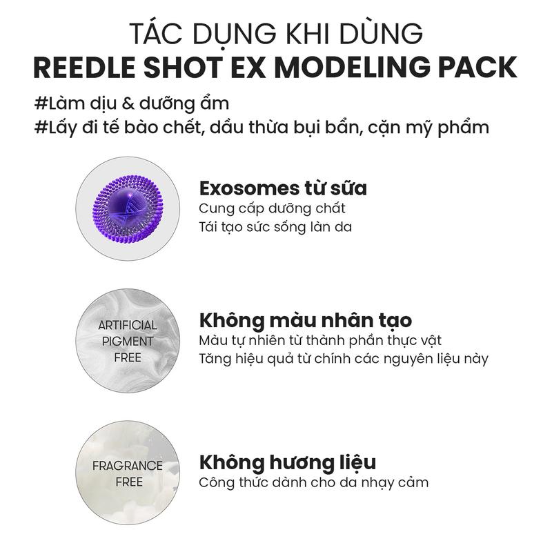 [VT Cosmetics] Mặt nạ dẻo VT REEDLE SHOT EX MODELING PACK (CICA/COLLAGEN/VITAMIN/HYALURONIC) - 25g 4