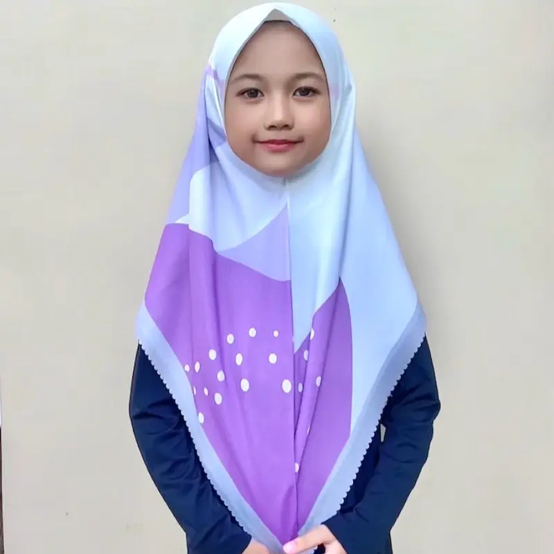VOAL PRINTING INSTANT ALL MOTIF PART III / HIJAB INSTAN ANAK / KERUDUNG ANAK Muslim 1