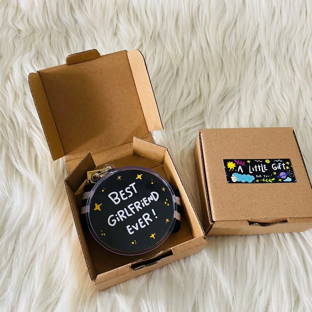 Medali best girlfriend ever with box