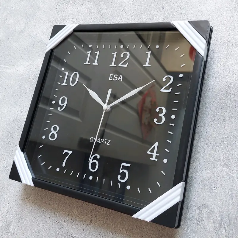 Jam Dinding Esa kotak 150 jam dinding Polos Unik murah 5