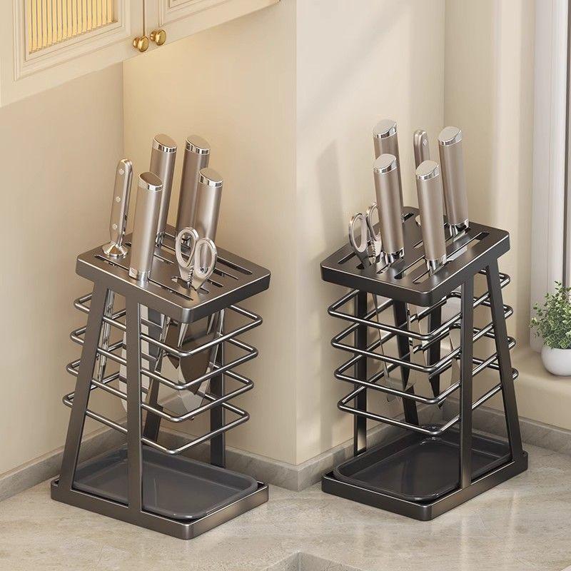 Product Introduction of Giá Để Dao Làm Bếp, Giá Để Dao Và Kéo, Giá Để Dao Trái Cây, Giá Để Đồ Nhà Bếp, Giá Để Đồ Bếp Thoát Nước Gia Dụng, Giá Để Dao Tích Hợp, Dễ Dàng Đựng Đồ 0