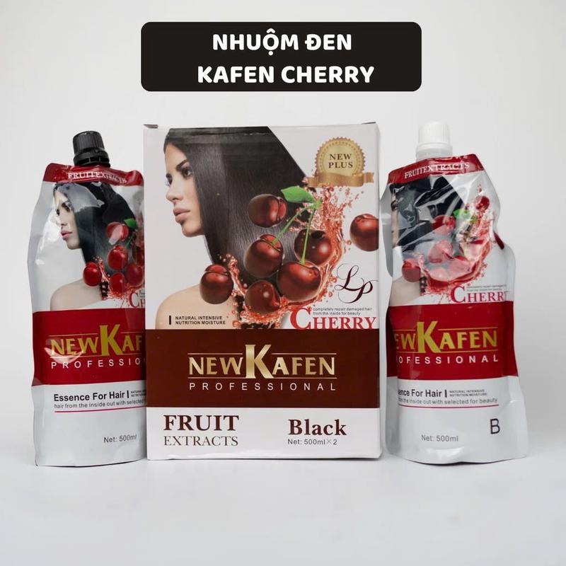 Product Introduction of Thuốc nhuộm tóc đen/nâu New Kafen cao cấp phủ bạc 500ML, lên màu chuẩn 2