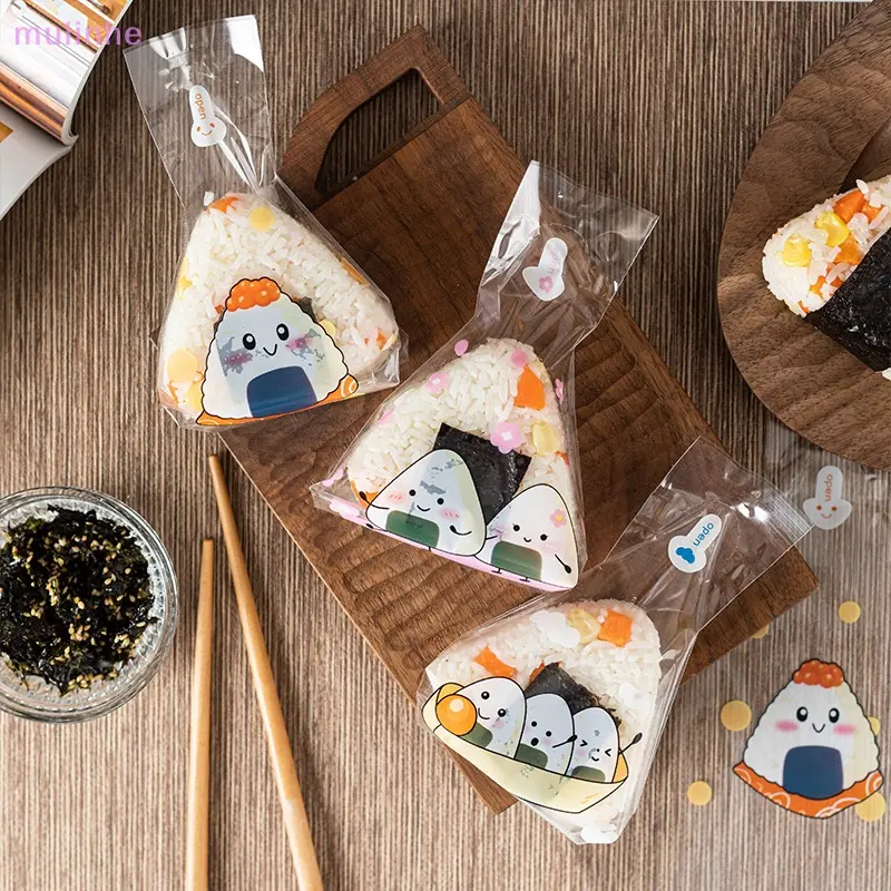 Túi nilon Đựng Cơm Nắm Tam Giác Họa Tiết Hoạt Hình Dễ Thương 5