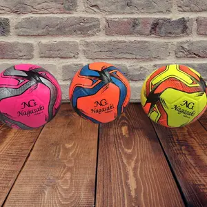 BOLA FUTSAL NAGASAKI VERCARE WARNA ORANGE DAN HIJAU SIZE 4 ORIGINAL 100%