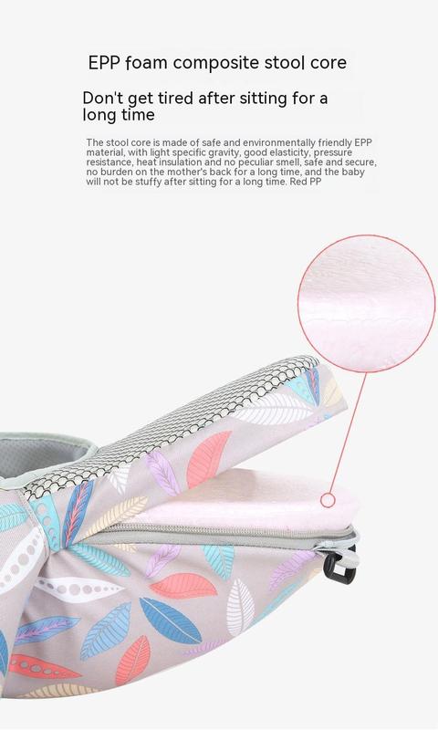 Product Introduction of Waist Stool Baby Light Four Seasons Baby Multifunctional Strap Nursing and Breastfeeding Pad Baby Holding Artifact Piggyback Front Holding Stool 10