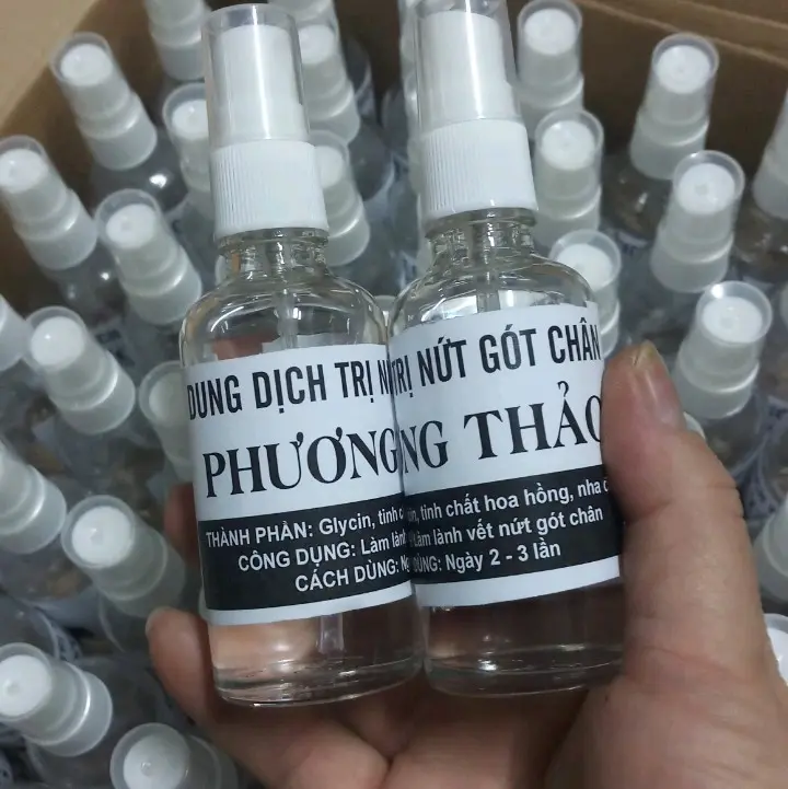 dung dịch nứt gót chân và khô da