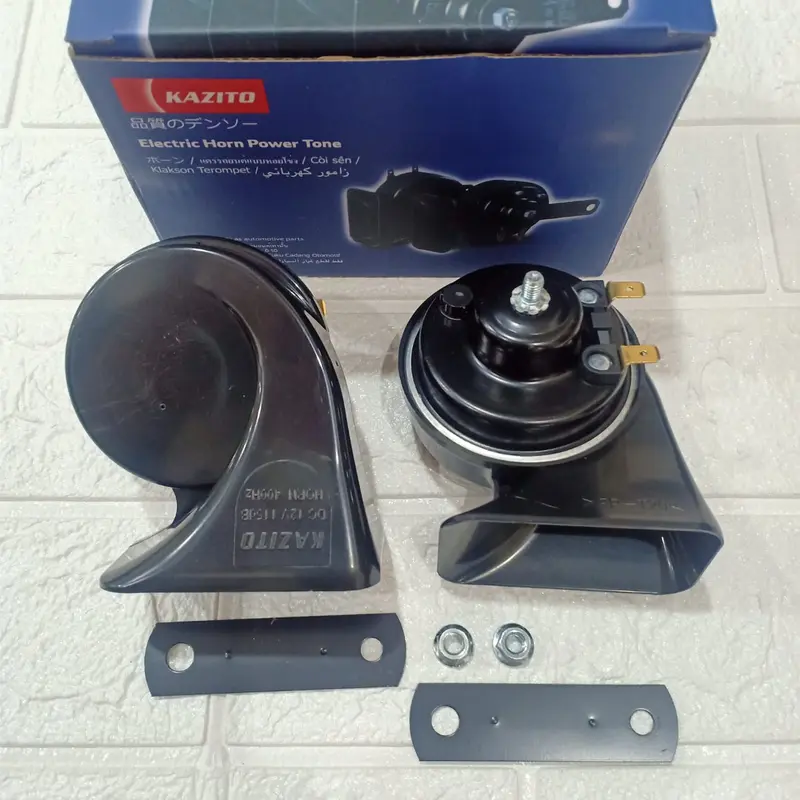 Promo Car Klakson Keong Tone Klakson Kazito Keong Waterproof Suara Mobil 12V Bisa Buat Motor & Mobil 100% Original motor 3