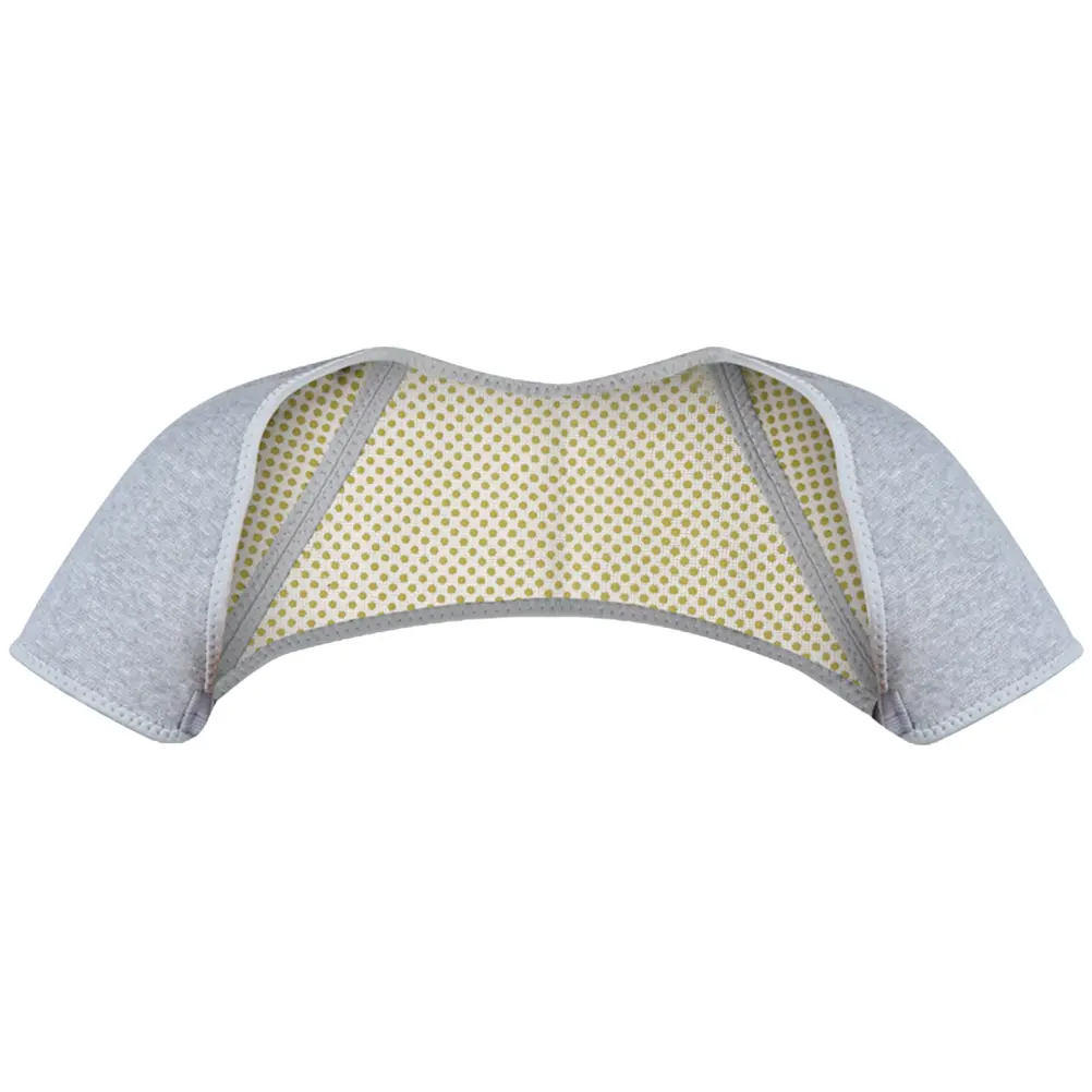 Wormwood Shoulders Warm Brace Men and Women Elasticity Heating Polyester Yarn Latex Silk
