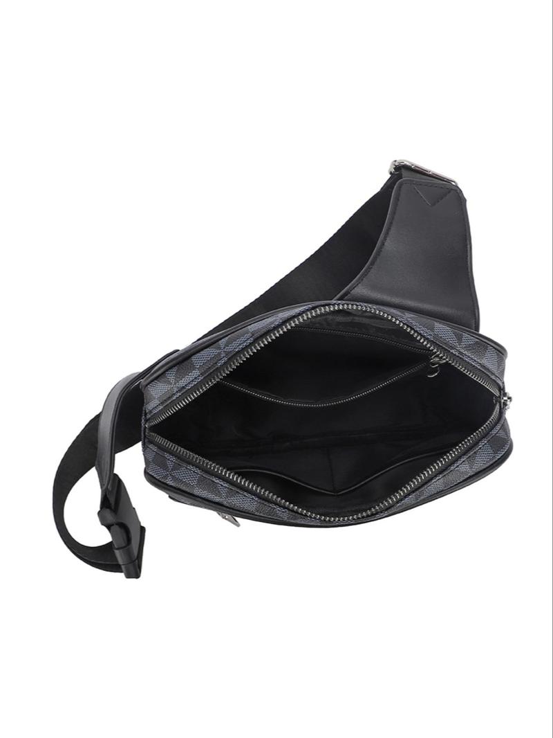 Product Introduction of Fashion All Over Pattern Fanny Pack, Casual Versatile Zipper Belt Bag for Women, Trendy All-match Sling Bag for Daily Use 6