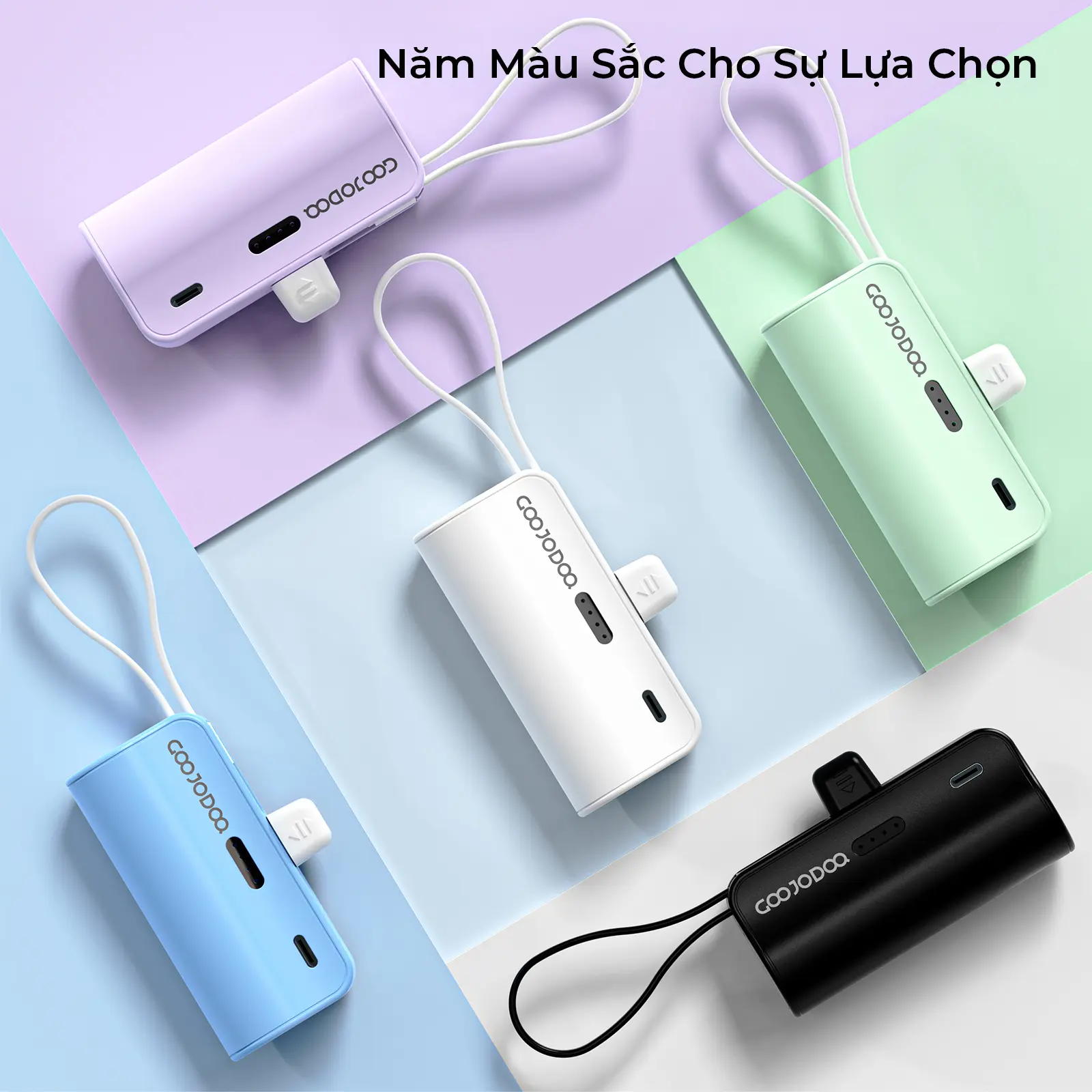 [GOOJODOQ* Quà tặng* Sạc Dự Phòng Mini Ngẫu nhiên GOOJODOQ 4000MAh. Pin Hiệu Suất Cao, Cầm Tay Và Kích Thước Bỏ Túi Dự Phòng | BigBuy360 - bigbuy360.vn