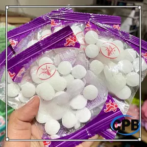 Kamper Barus Putih Mini Bola – Pengharum Lemari, Anti Lembab, Pengusir Serangga & Penghilang Bau Apek pada Pakaian