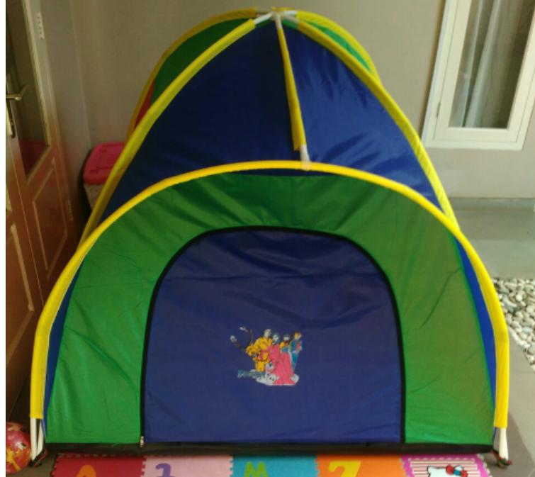 Tenda anak 160cm karakter - Tenda anak karakter 1,6m dome  - tenda dome 160cm 2