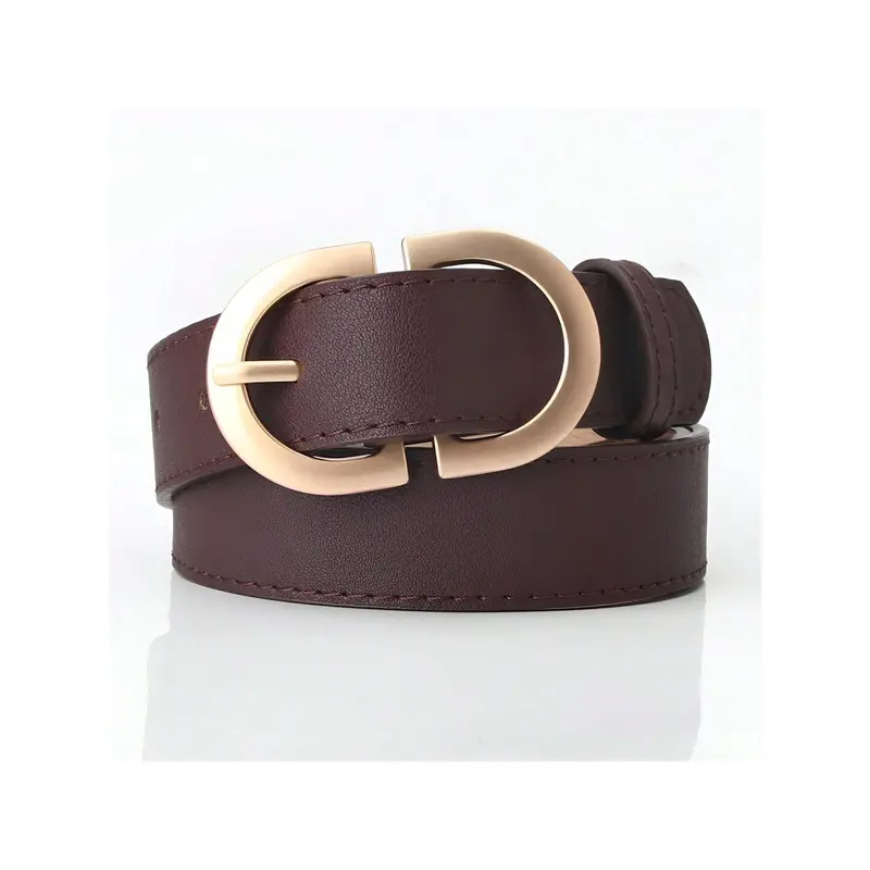 Women Fashion Double D Buckle  Versatile Belt With Multiple Colors Available Harness 5