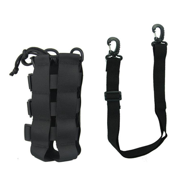 Molle Water Bottle Holder Bag, 1 Count Adjustable Waist Bag, Molle Bag for Outdoor Camping Hiking 5