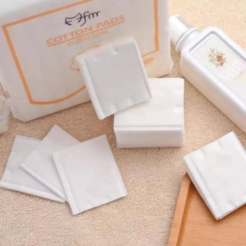 Bông Tẩy Trang 222 Miếng Mềm Mịn Không Tưa Bông Không Thô Rát -  3 Lớp Cotton Pads 1