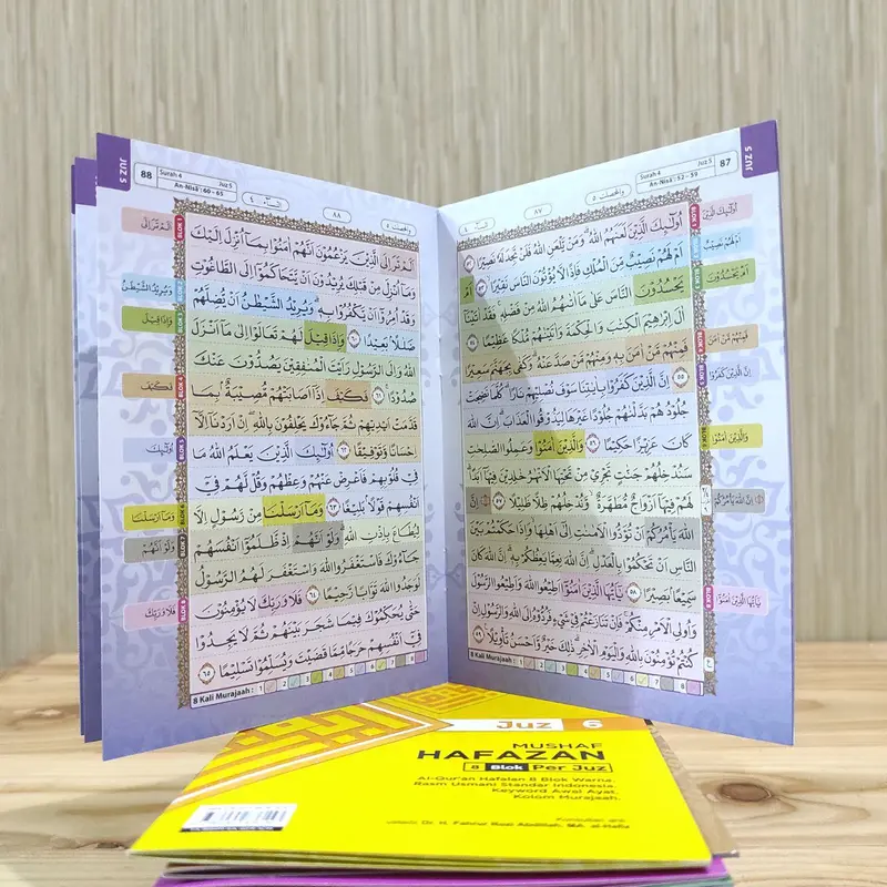 Alquran Per Juz A6 Hafazan Alquran Hafalan 8 Blok Per Juz Bonus Buku Dzikir Pagi & Petang 7
