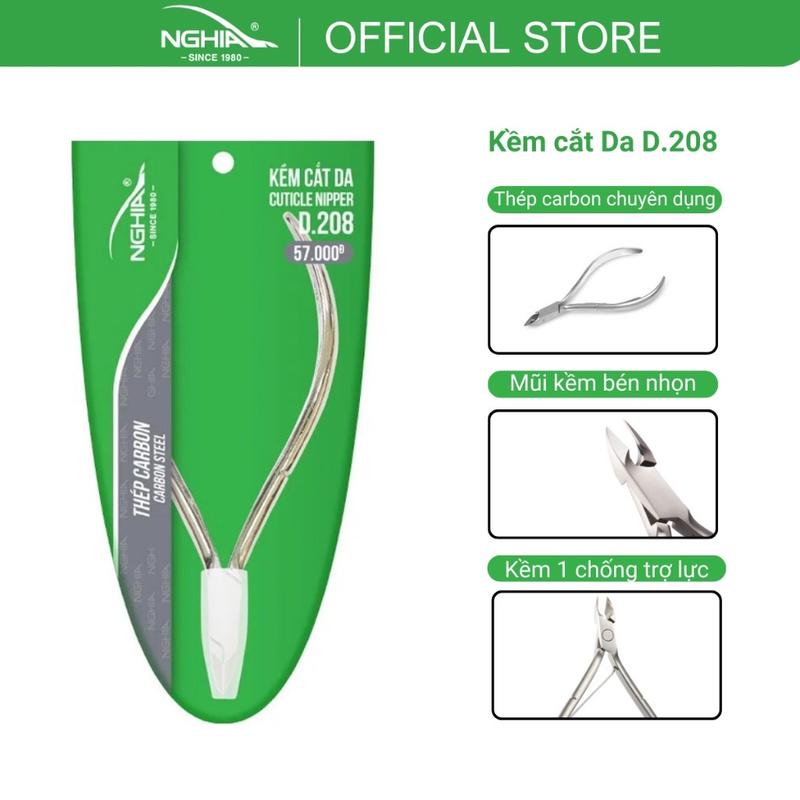 Kìm cắt da, sửa móng tay Nghĩa D208 chính hãng