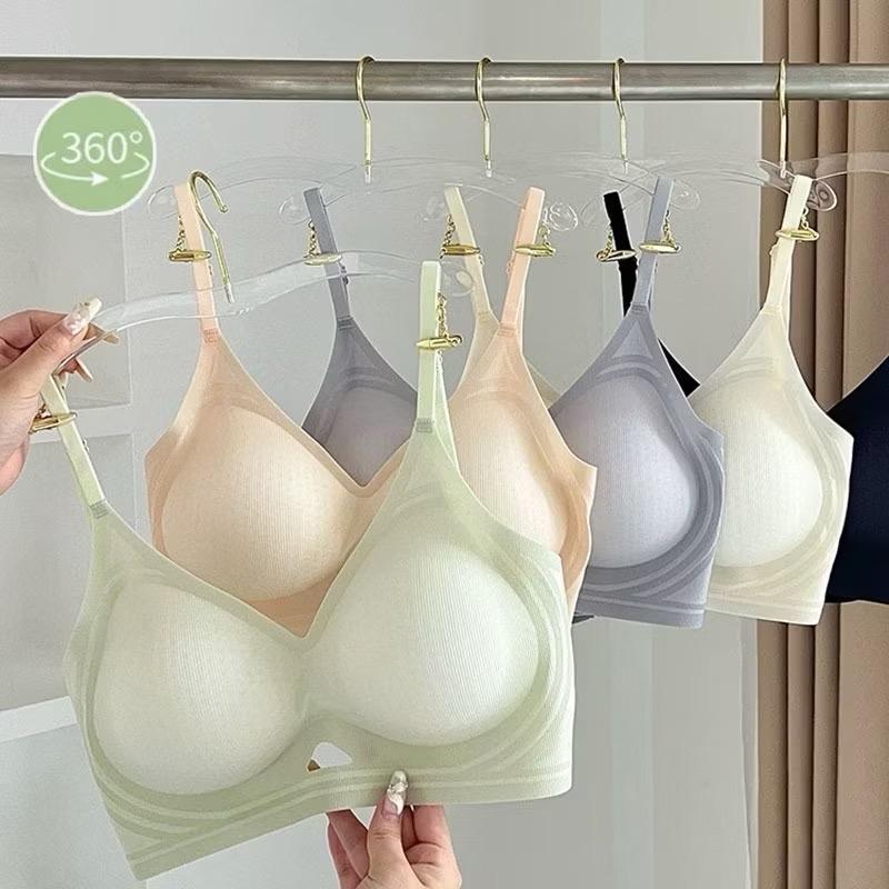 Áo lót nữ bra tàng hình mút đệm vừa không lộ viền không gọng mặc được hở lưng tua rua 888. Nhung Women