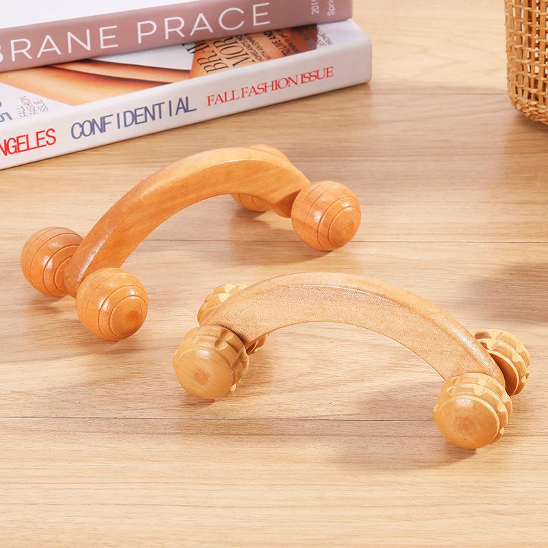 Product Introduction of Máy Massage Thủ Công Tay, Búa Mát Xa Con Lăn Gỗ Cầm Tay, Để Mát Xa Các Huyệt Mặt Và Kinh Tuyến, Dụng Cụ Mát Xa 2