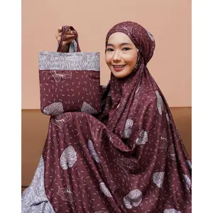 Mukena Batik Anjani Rayon Dewasa Jumbo Nyaman Cantik Mewah Adem Lembut