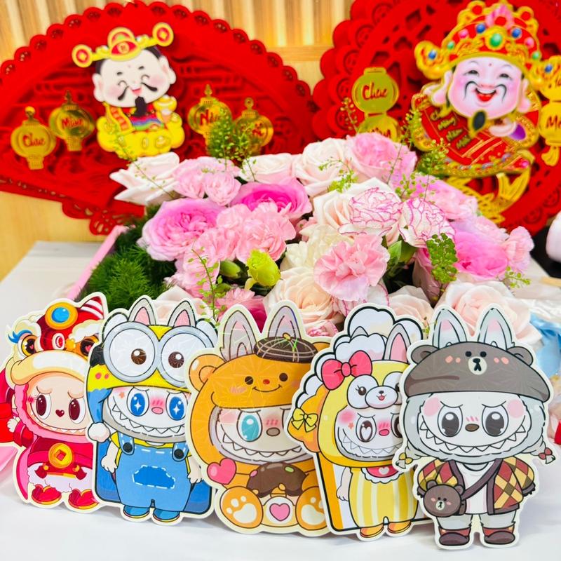 Combo 10/50/100 bao lì xì CHIBI BuBu đủ mẫu