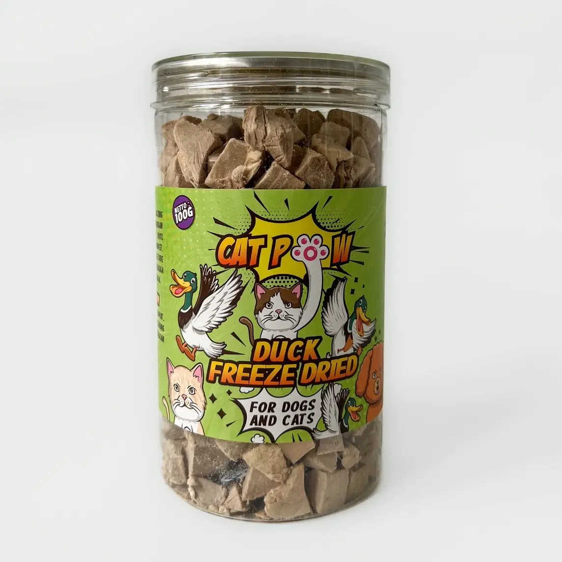 CATPOW DUCK Freeze Dried Snack untuk Anjing & Kucing bebas gluten 24 bulan