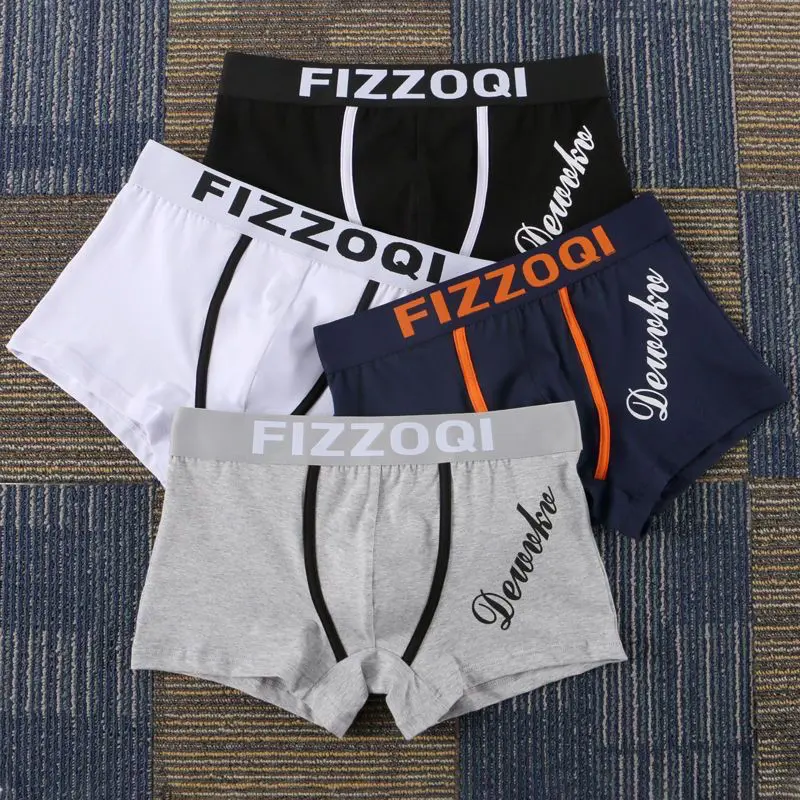 New Men's Underwear Cotton Stretch Boxers Breathable Shorts Comfort Trend Boxers