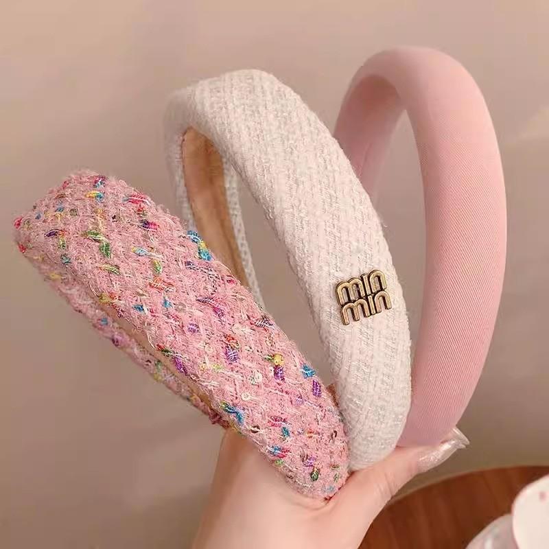 Băng Đô Nữ, Màu Hồng, Thiết Kế Dễ Thương, Mới, Đơn Giản, Thích Hợp Để Rửa Mặt 7