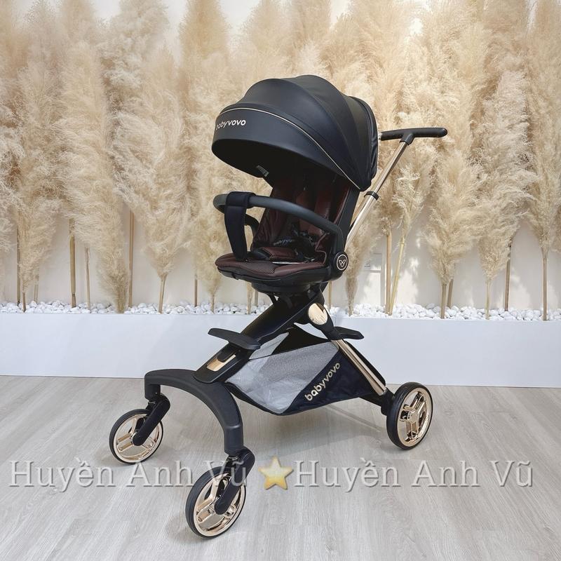 XE ĐẨY GẤP GỌN BABY VOVO V9 hợp kim nhôm gọn nhẹ Voi