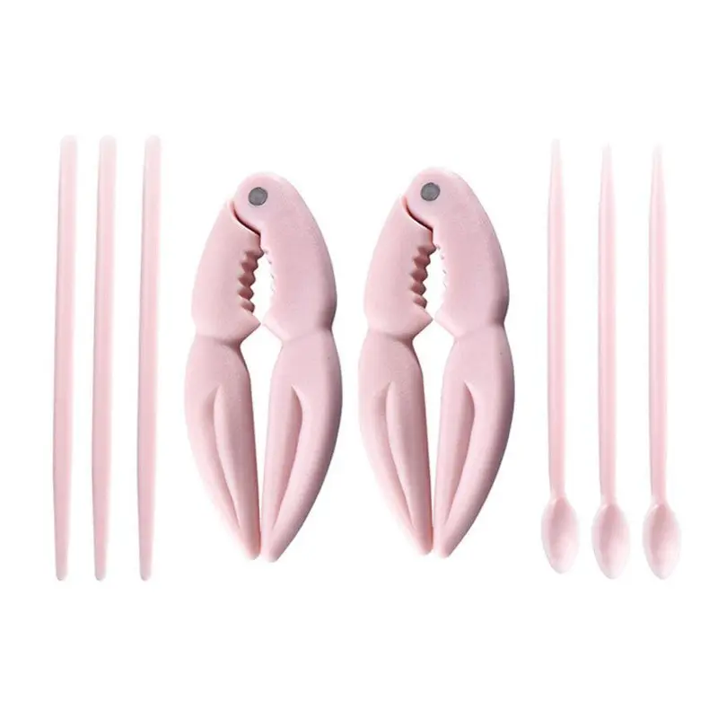 Crab Cracker with Tools, 1 Set Portable Crab Leg Cracker, Multifunctional Kitchen Seafood Tool, Household Crab Cracker, Outdoor Picnic Tool 8