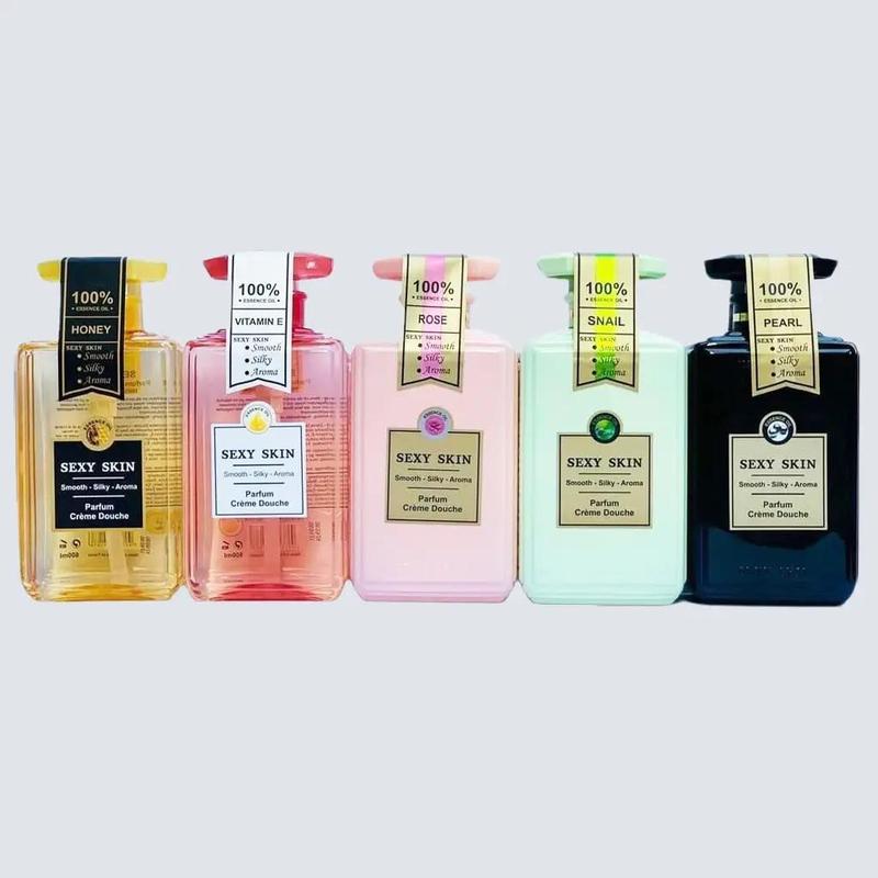 Sữa tắm hương nước hoa Pháp Sexy Skin 600ml Nữ Dưỡng Body Tinh Dầu Mật Ong Dưỡng Da Body