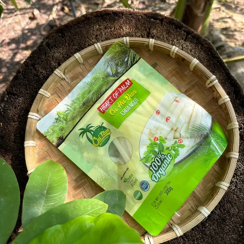 Củ Dừa Ngâm Chua Ngọt 300gr - Đặc Sản Bến Tre 1