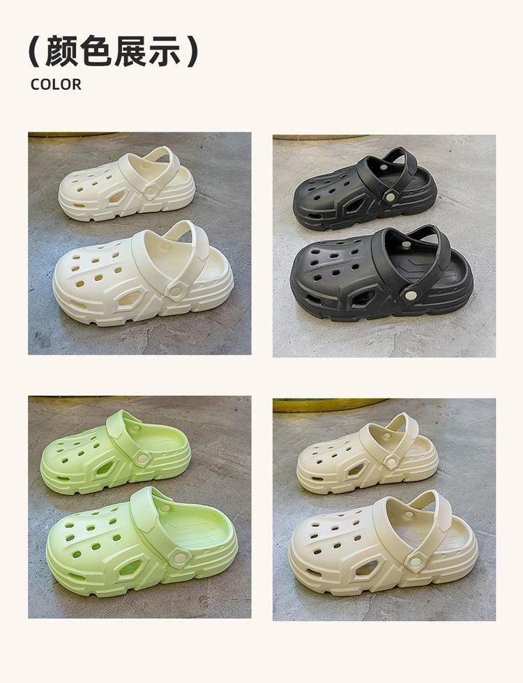 Product Introduction of Giày Croc Nam, Hàng Mới Về Năm 2024, Cảm Giác Mềm Mại Và Có Đệm, Dép Đi Biển Bít Mũi Ngoài Trời Chống Trượt Cho Cặp Đôi, Dép Nữ Đế Dày, Thích Hợp Sử Dụng Trong Nhà, 2024 5