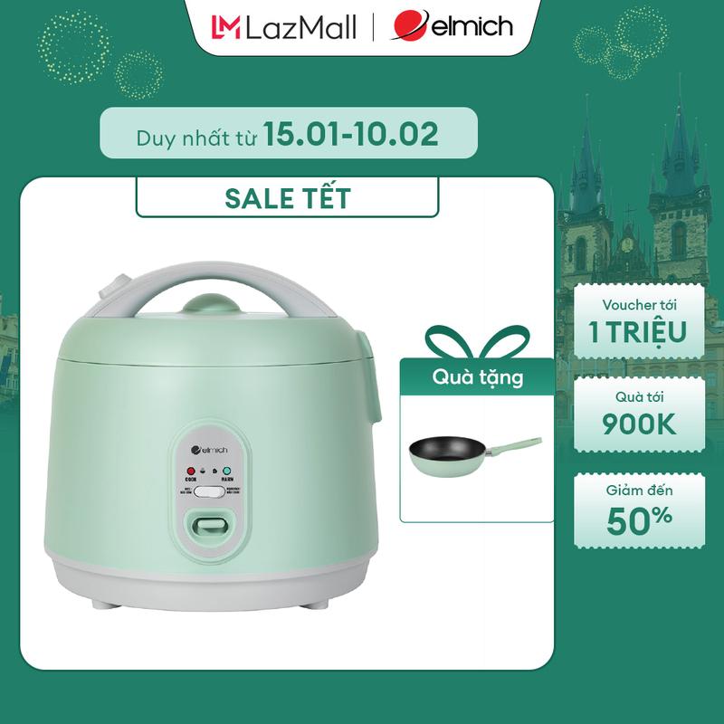 Nồi cơm điện Elmich RCE9258 dung tích 1,2L
