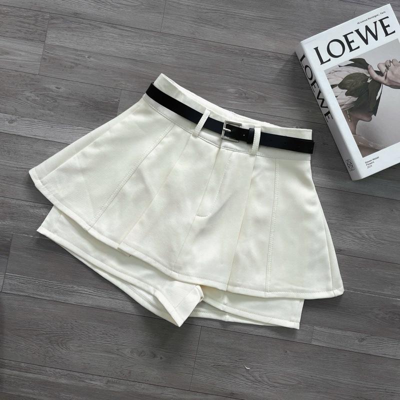 [TẶNG KÈM ĐAI] Quần Váy Thiết Kế 2 Tầng Có Quần Short Chống Lộ Cạp Lưng Cao Khoá Kéo 868 Nữ Women | BigBuy360 - bigbuy360.vn