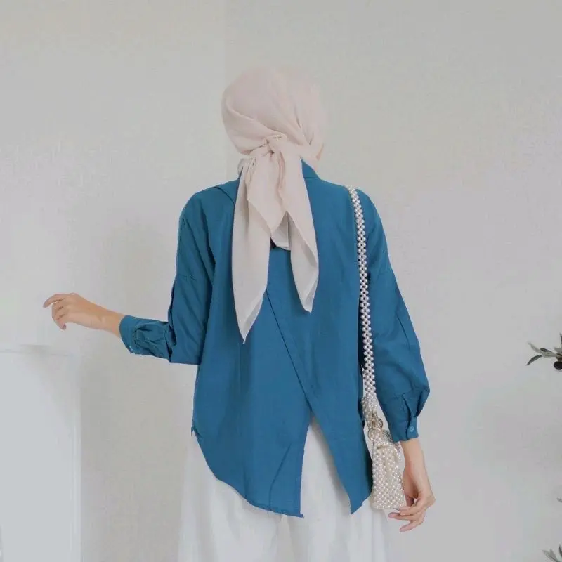 NELKA Shirt- Kemeja Wanita Oversize linen