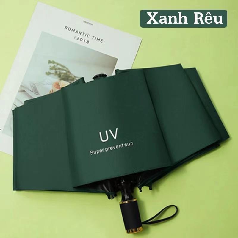 Dù che mưa gấp tự động che nắng ô đóng mở tự động Ô gấp 3 chống tia UV 1
