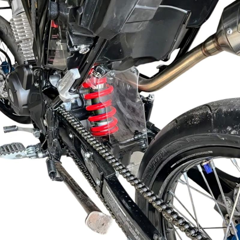 Mika Akrilik Honda CRF 150L Pelindung Shock/Mudflap dan Tutup/Cover Filter Motor Motorcycle 4